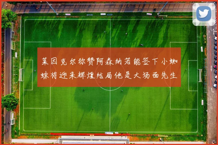 莱因克尔称赞阿森纳若能签下小蜘蛛将迎来辉煌结局他是大场面先生的最佳人选
